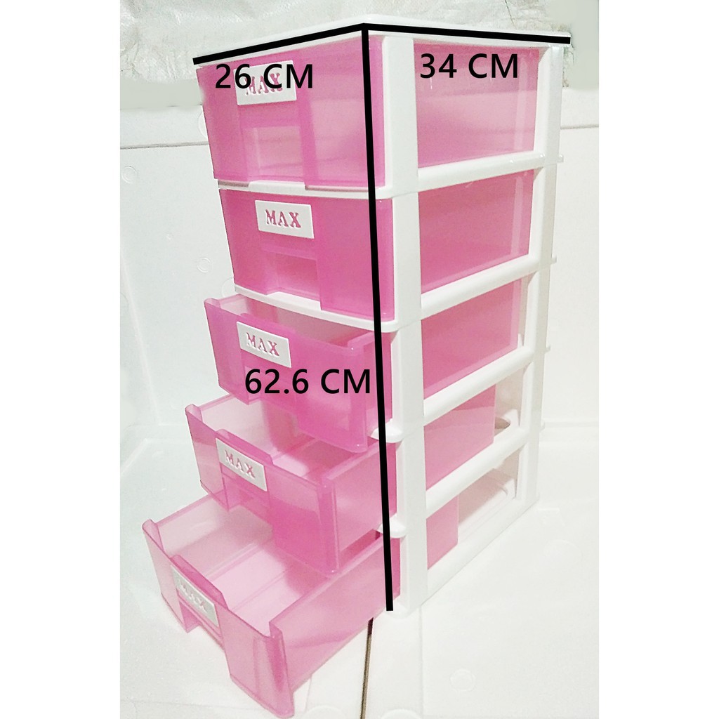 A4 Saiz 5 Tier Drawer / Document Drawer 5 layer A4 drawer storage drawer/Laci Plastic Office