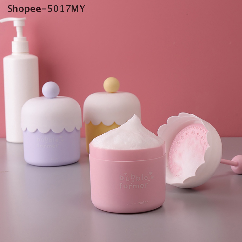 Shopee5017MY Portable Foam Maker Facial Cleanser Foam Cup Body Wash