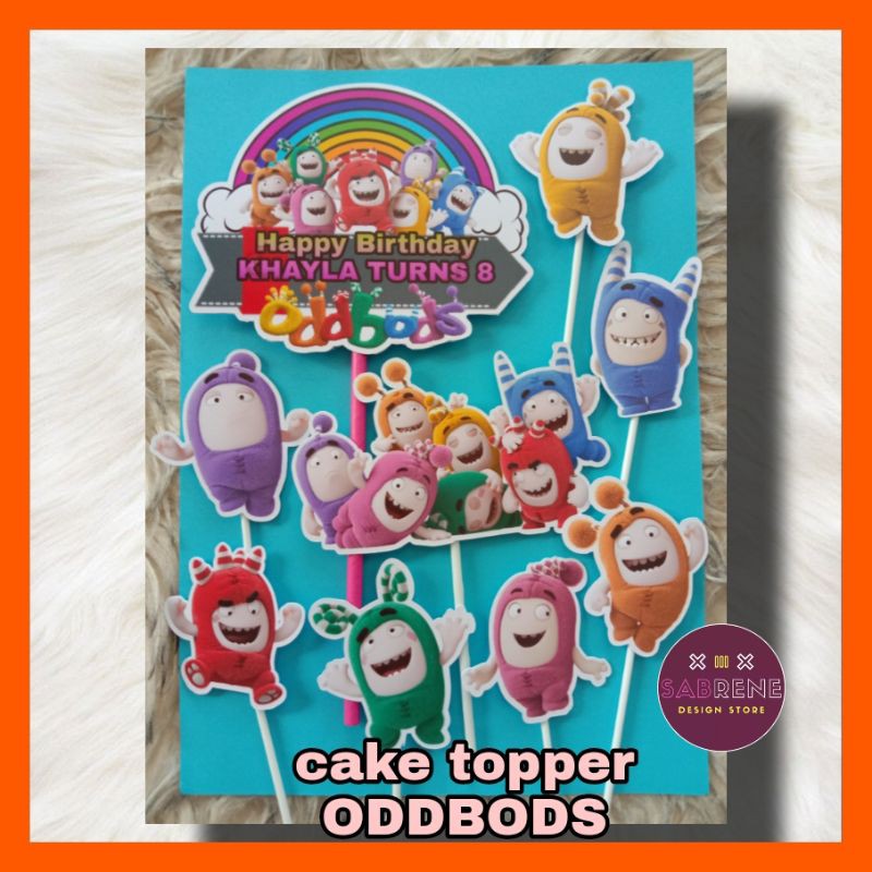 ODDBODS CAKE TOPPER READY STOCK | Shopee Malaysia