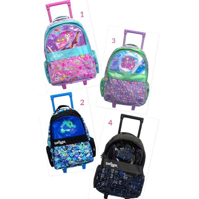 Original Smiggle Chill Light Up Trolley Bag Shopee Malaysia