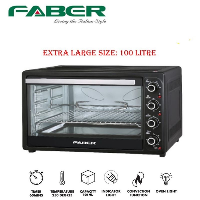 Faber 100L Electric Oven FEO R100 with Rotisserie Shopee Malaysia