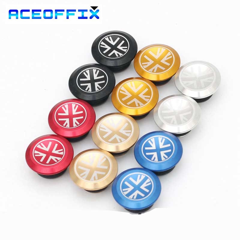 Aceoffix 1 pair Bicycle Handlebar Plugs for Brompton aluminum alloy 6