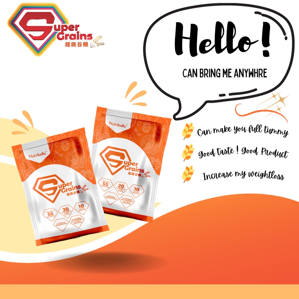 Super Grains-Nutribella [ONE SACHET] 25g | Shopee Malaysia