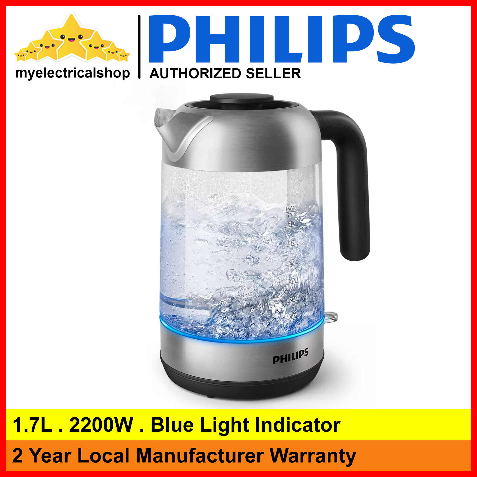 Philips HD9339 Series 5000 Glass Kettle HD9339/81 Shopee Malaysia
