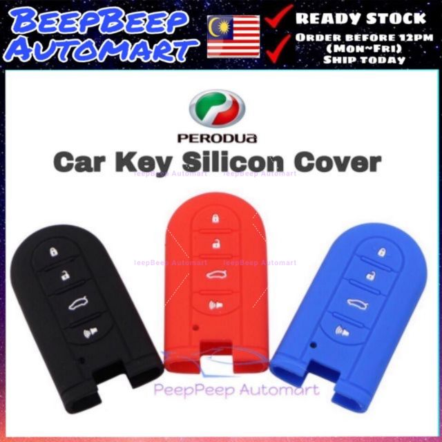 Silicone Key Cover For Perodua Bezza / All-New MYVI 