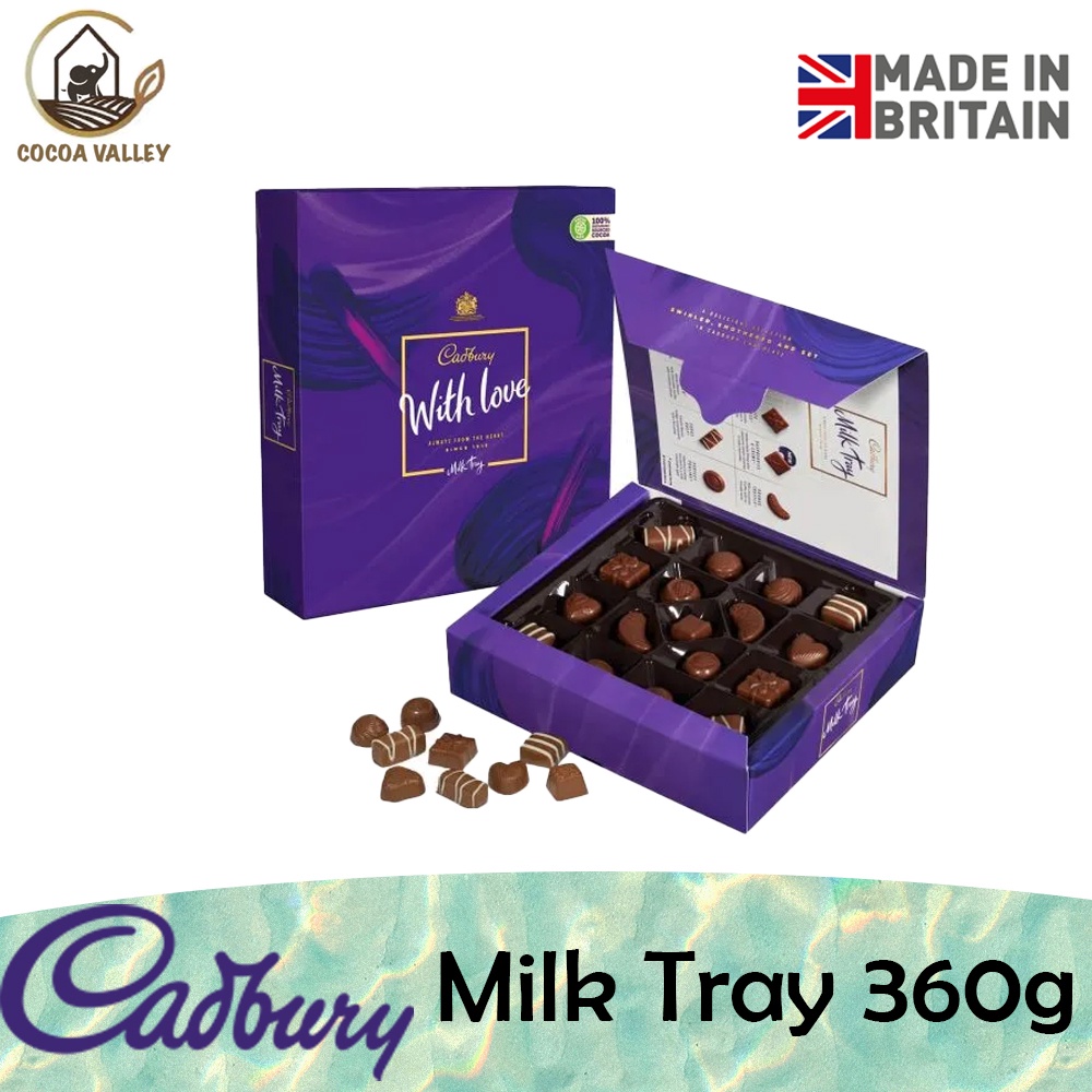 Cadbury Milk Tray 360g Made In Uk Shopee Malaysia