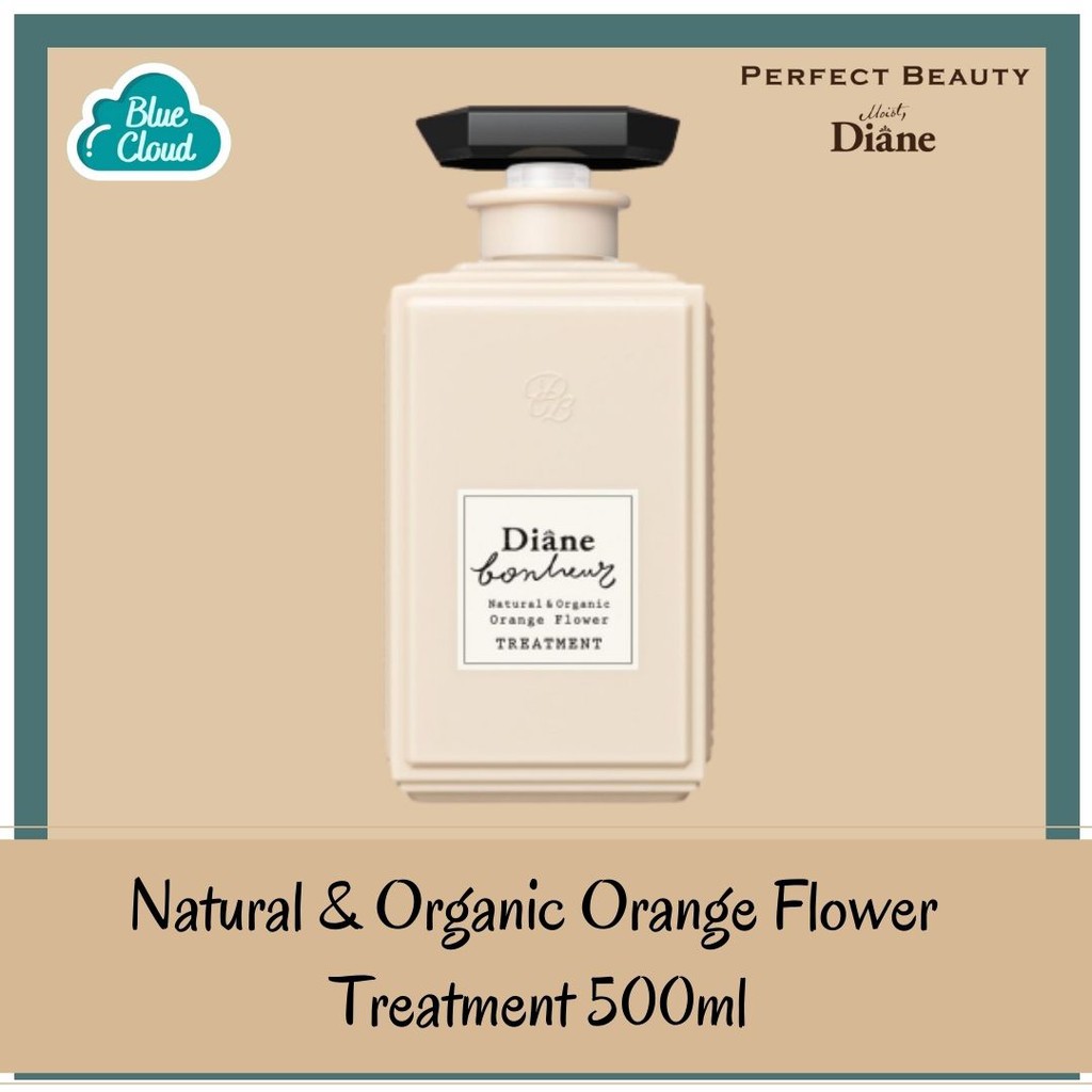 [ BlueCloud ] 🍁Original Japan🍁PREMIUM MOIST DIANE BONHEUR Natural & Organic Orange Flower Treatment 500ml