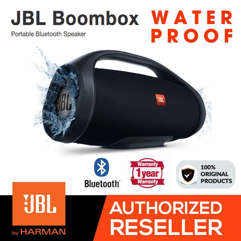 jbl boombox waterproof bluetooth speaker