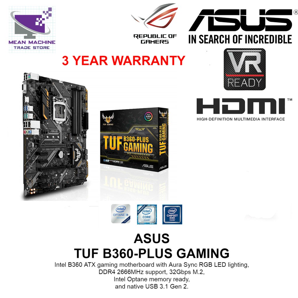 心に強く訴える Asus Tuf 60 Plus Gaming Motherboard サゴタケモ