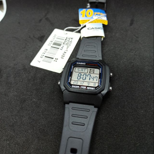 Casio Lcd Watch W 800h 1avdf Shopee Malaysia