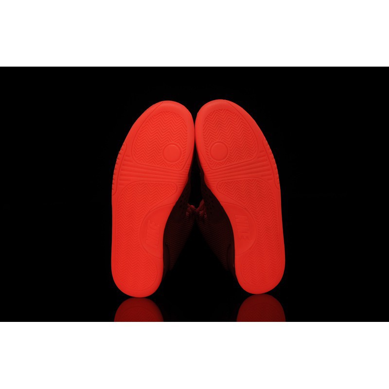 yeezy red october glow in the dark