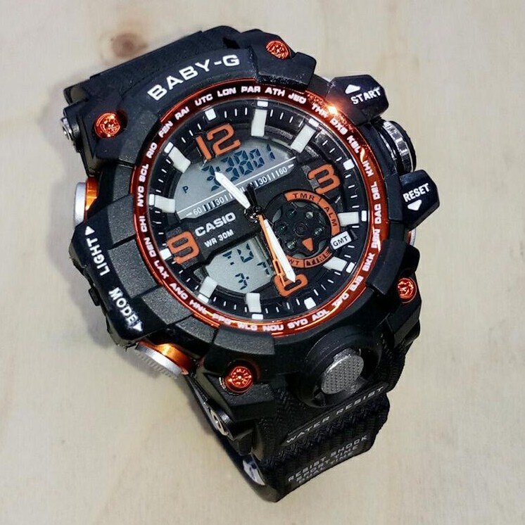 casio baby g orange