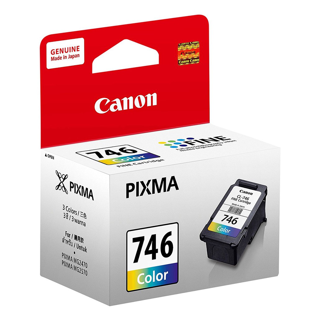 Canon CL746 Color Genuine Ink Cartridge For iP2870S, MG2577S/3070S