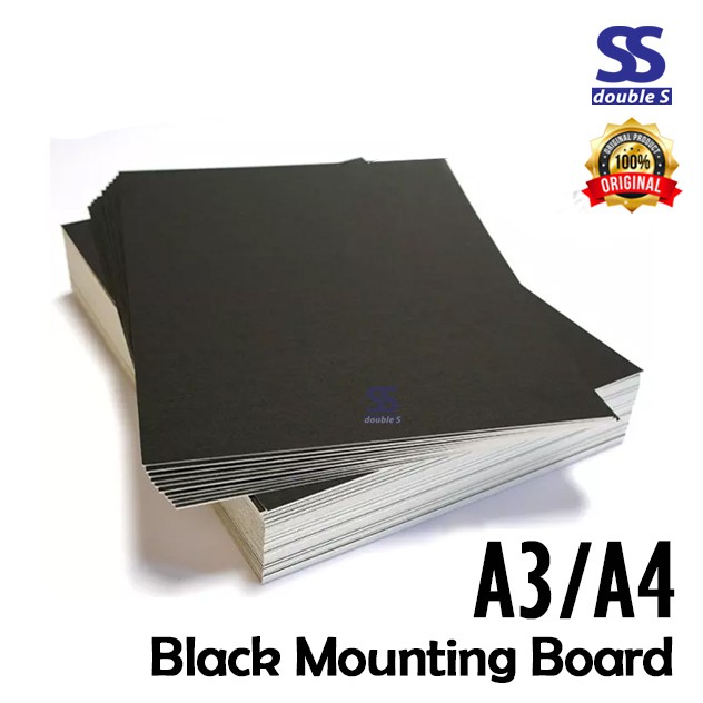 A3 Mounting Board/Black Mounting Board/3PCS / 5PCS Shopee Malaysia