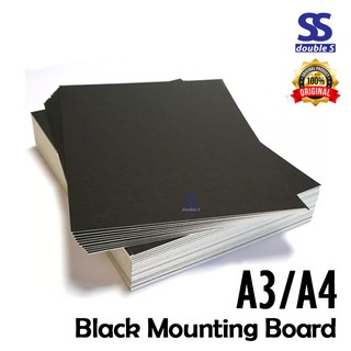 A3 Mounting Board/Black Mounting Board/3PCS / 5PCS | Shopee Malaysia