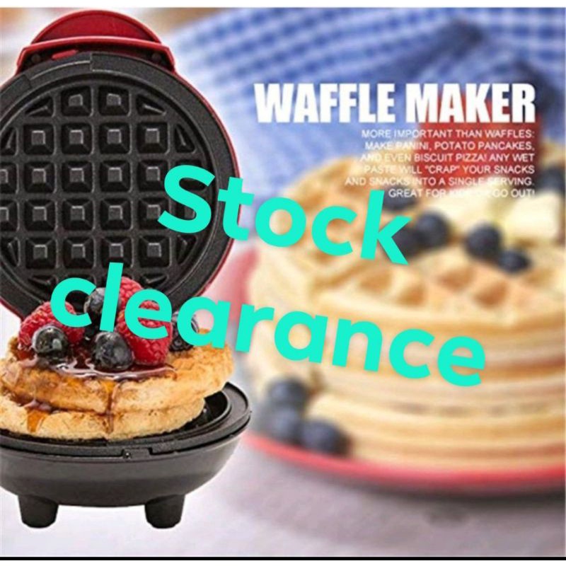 [STOCK CLEARANCE] BEST Mini Electric Machine Waffles Maker Bubble Egg Cake Oven Breakfast WAFFLE Machine