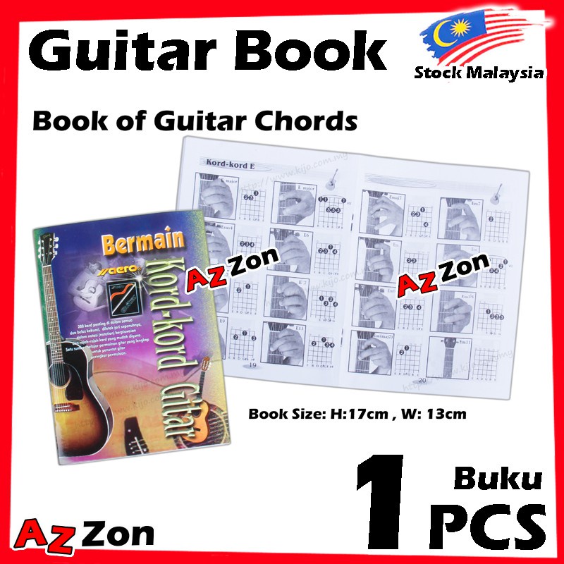 B-615 Book Guitar Chords Buku Belajar Guitar Buku Chords 吉他学习 吉他和弦 / Aero Guitars Chord Book Aero Bu
