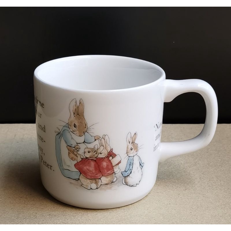 Home & Living 1993 peter rabbit mug with 2 handles and a bowl Drinkware ...