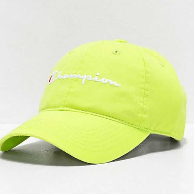 champion yellow hat