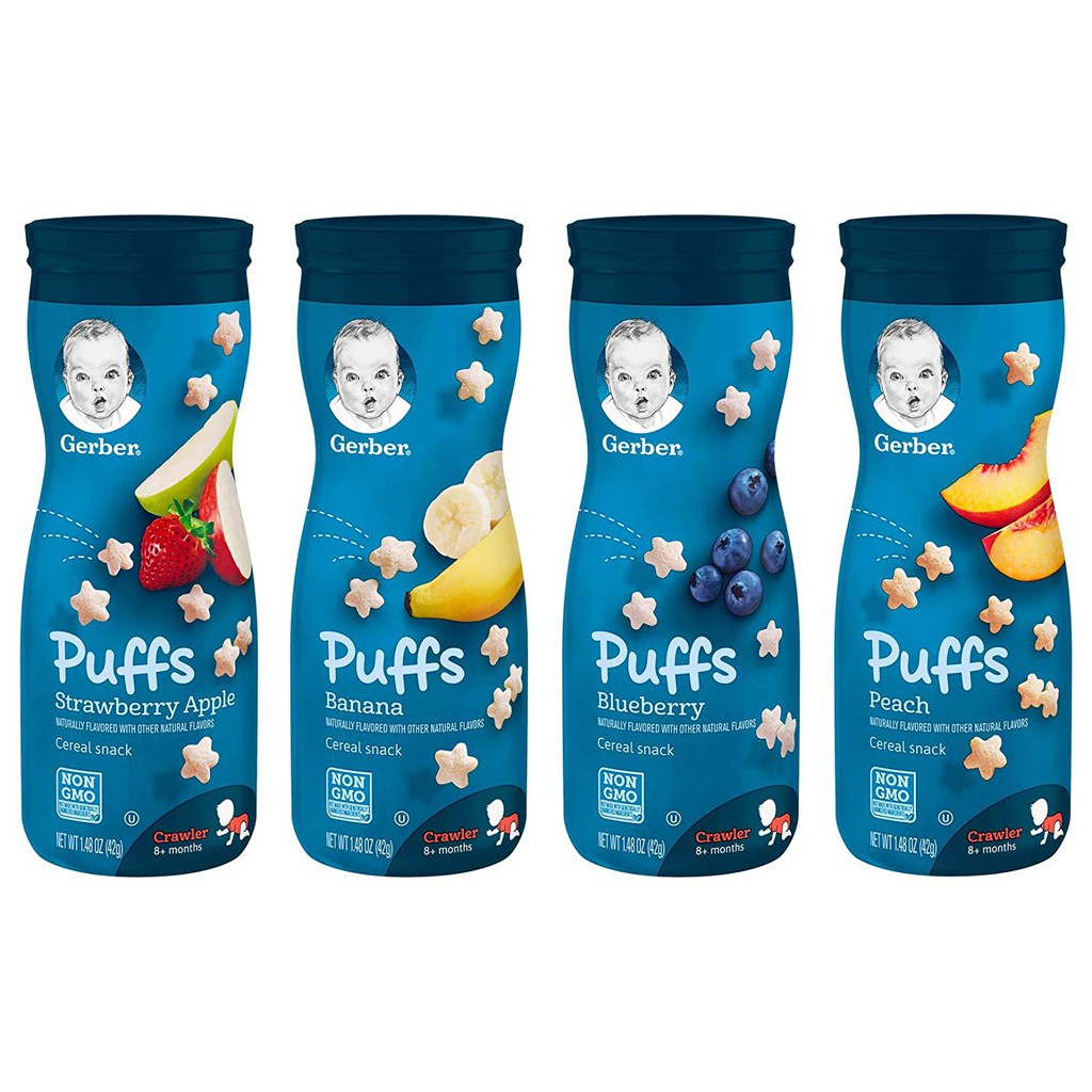 gerber puff flavors