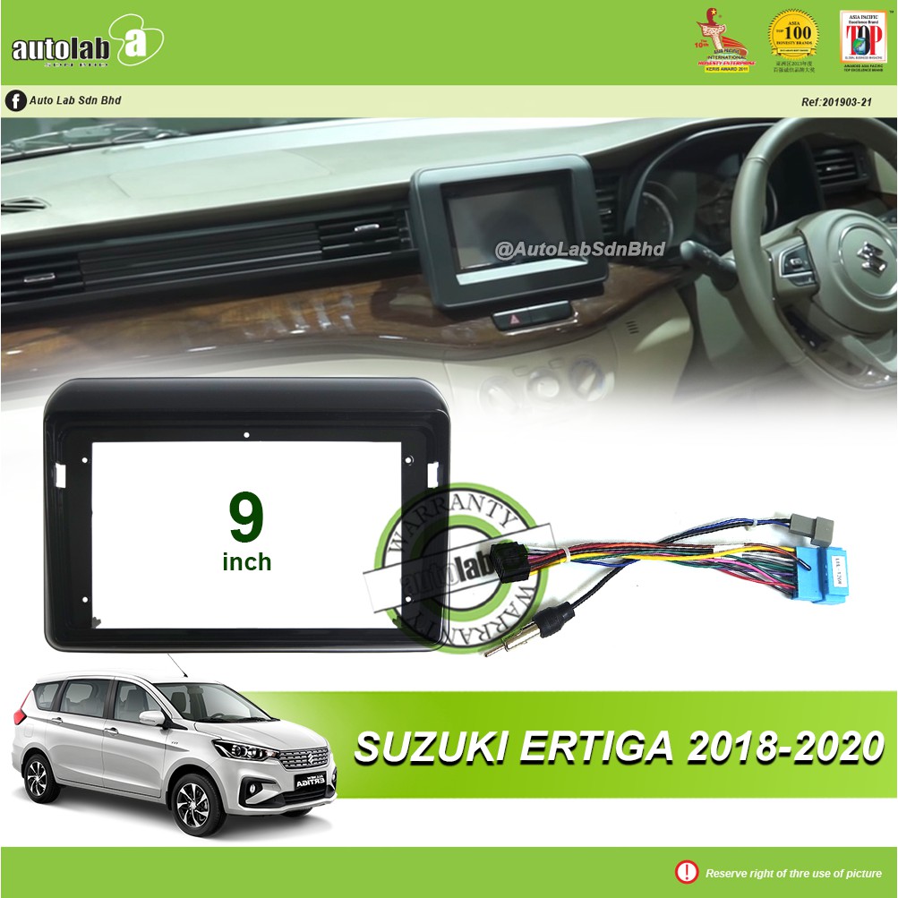 Android Player Casing 9" Suzuki Ertiga 2018-2020 ( with Socket Suzuki CB-126 )