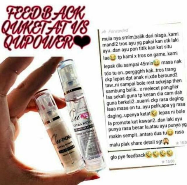 Panas Qu Ketat Qu Power Set Serum Pengikat Kasih Sayang Suami Isteri Shopee Malaysia