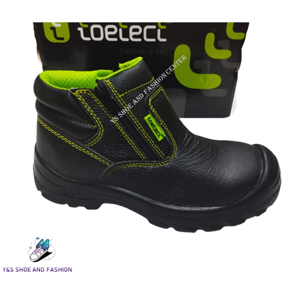TOETECT Original Mid Cut with Double Zip Light Safety Shoes TOESR 1003