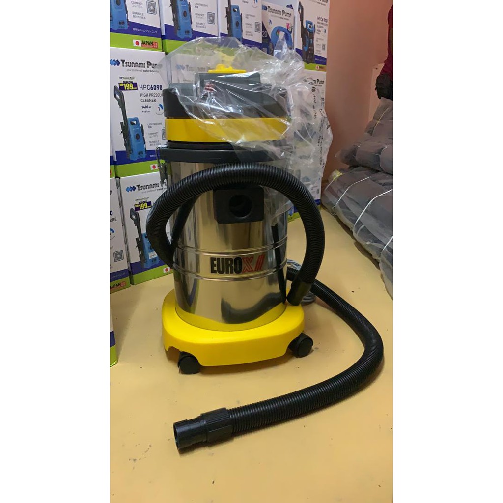 EUROXIII VAC5001 30L Heavy Duty Wet & Dry Vacuum Cleaner 1800W