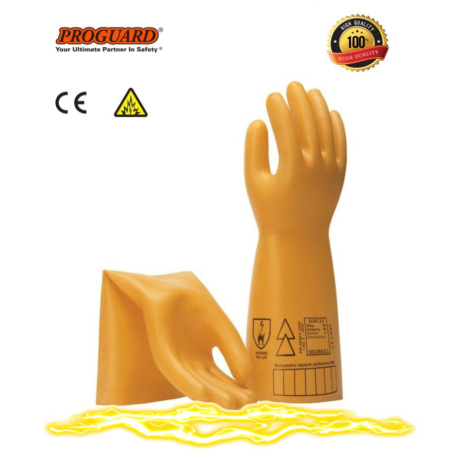 PROGUARD14.2" SECURA ELSEC INSULATION GLOVE CLASS 0+ ELECTRICAL