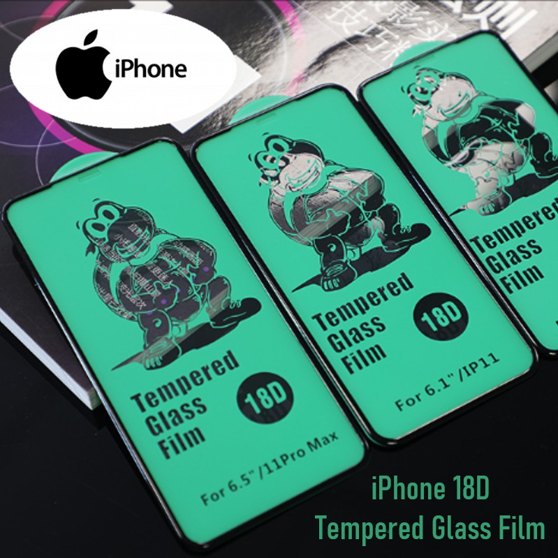 Ninja Turtle 18d Tempered Glass Suitable For Apple Xr Tempered Glass Film Iph 11 11pro 11promax X Xs 6 6 7 7 8 8 Shopee Malaysia