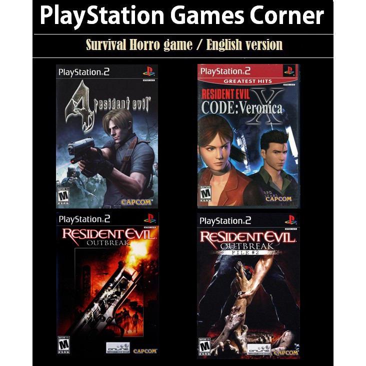 resident evil ps2 games