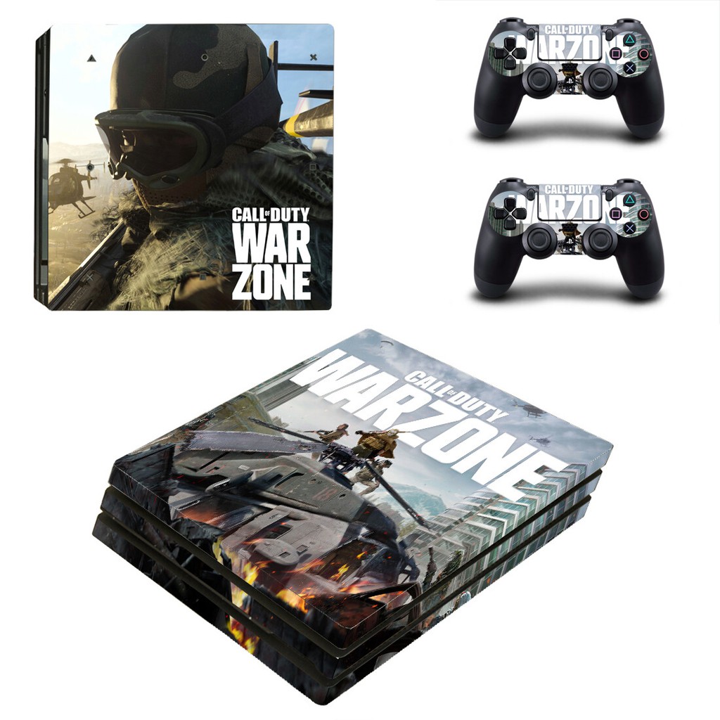 Ps4 Pro Skin Sticker Set Call Of Duty Warzone Themed Decal Stickers For Console And Controller 8 Colors Available Shopee Malaysia