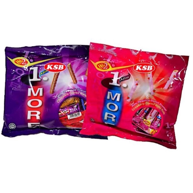 【90g】Win2 MINI 1 MORE  CHOCOLATE COATED WAFER ROLLS