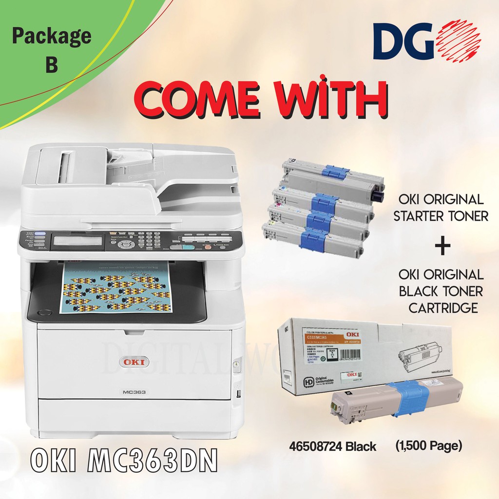oki mc363dn price