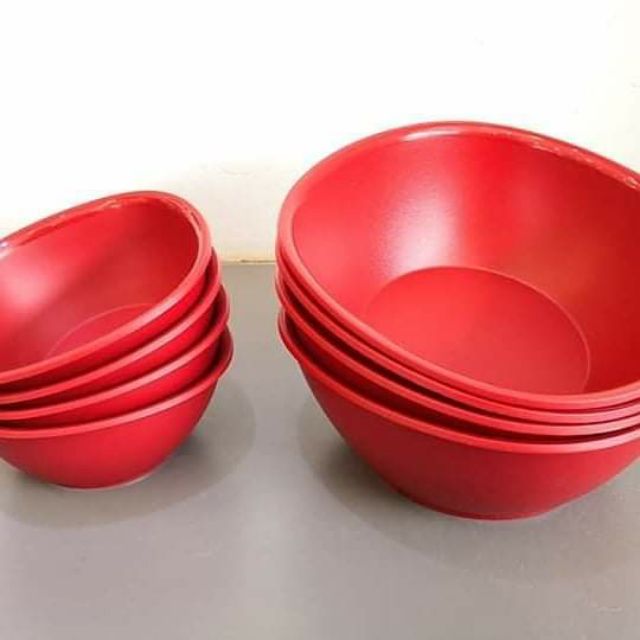 Tupperware Petit Royal Red Serving Set 