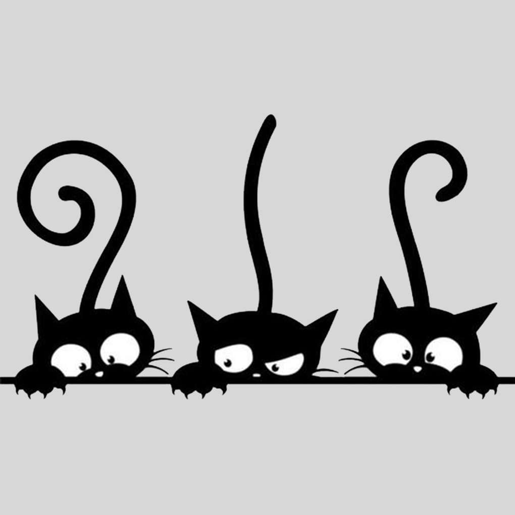 Gambar Kucing Kartun Gampang Gambar Kucing Kartun Gampang