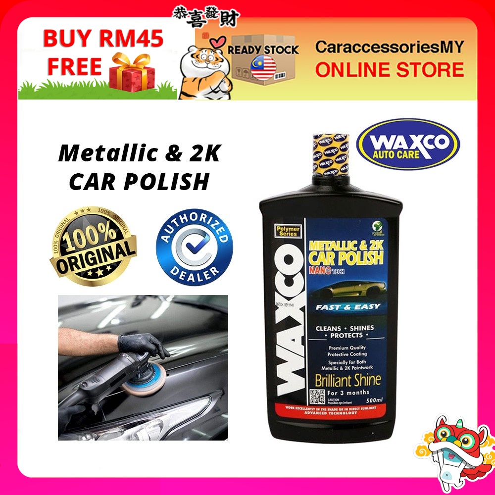 Waxco Metallic &amp; 2K Car Polish (500ml) polish kereta protective coating