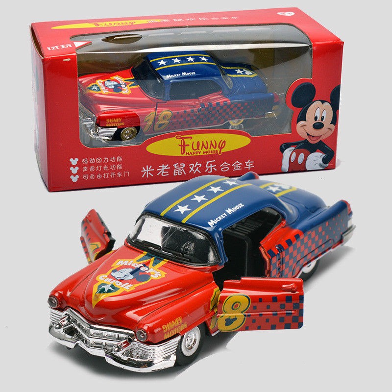 mickey mouse diecast cars