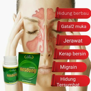 Kapsul Resdung 50 Biji Kapsul Permata Hijrah Rawat Resdung 