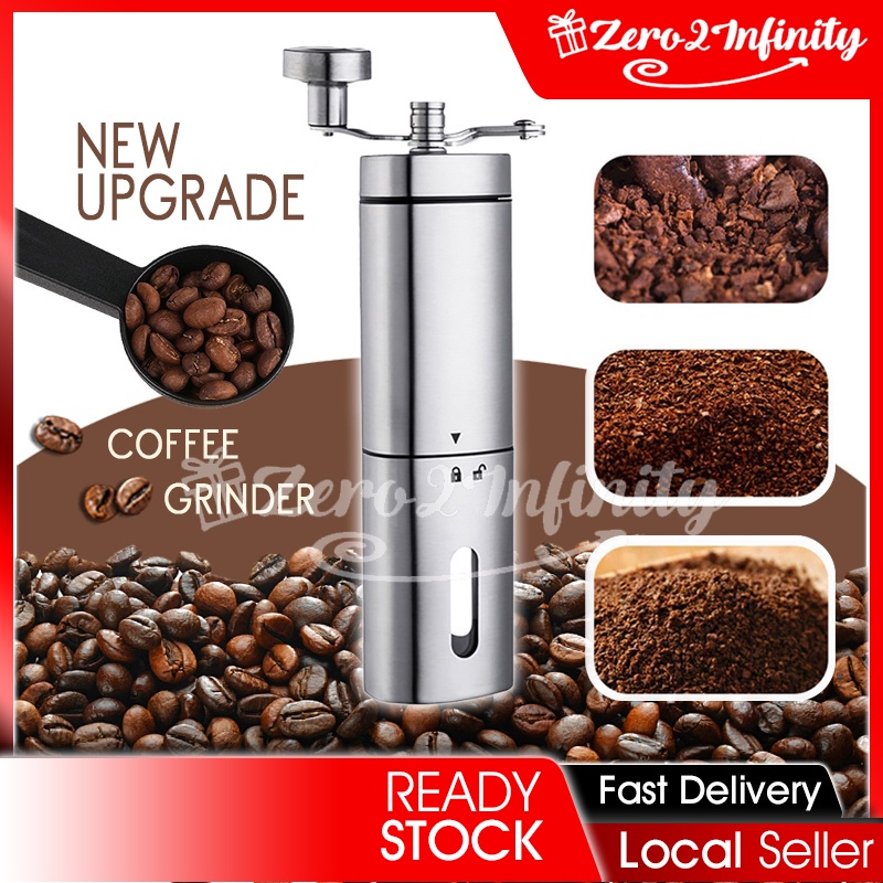 【Z2I】New Upgrade Stainless Steel Hand Coffee Grinder