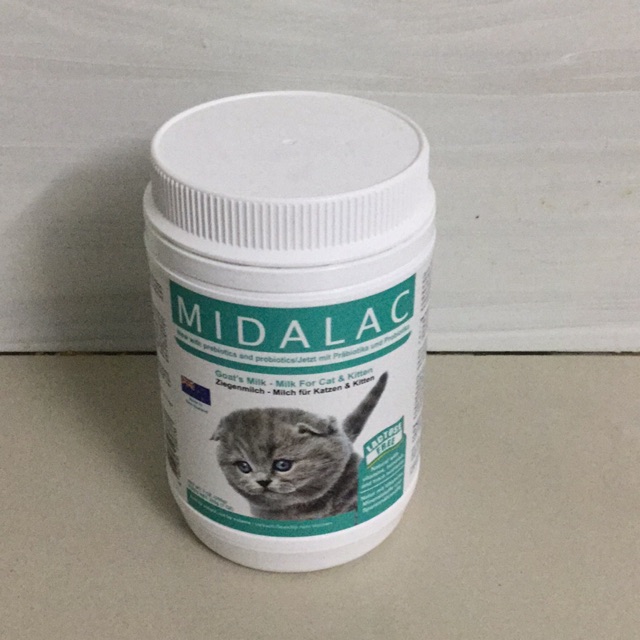 Midalac Goatu0027s Milk for Cats u0026 Kittens 200g (Susu untuk kucing 