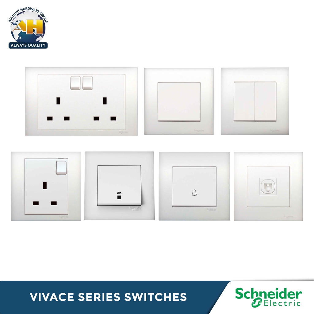 SCHNEIDER Vivace Series Switches | Shopee Malaysia