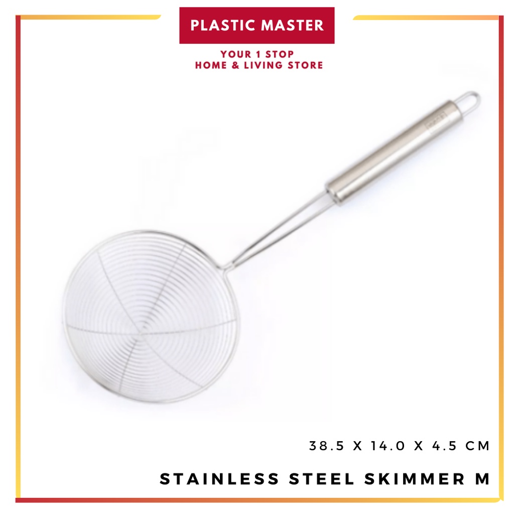 FUKURO Stainless Steel Skimmer M/L/ / Frying Ladle/ Oil Strainer ...