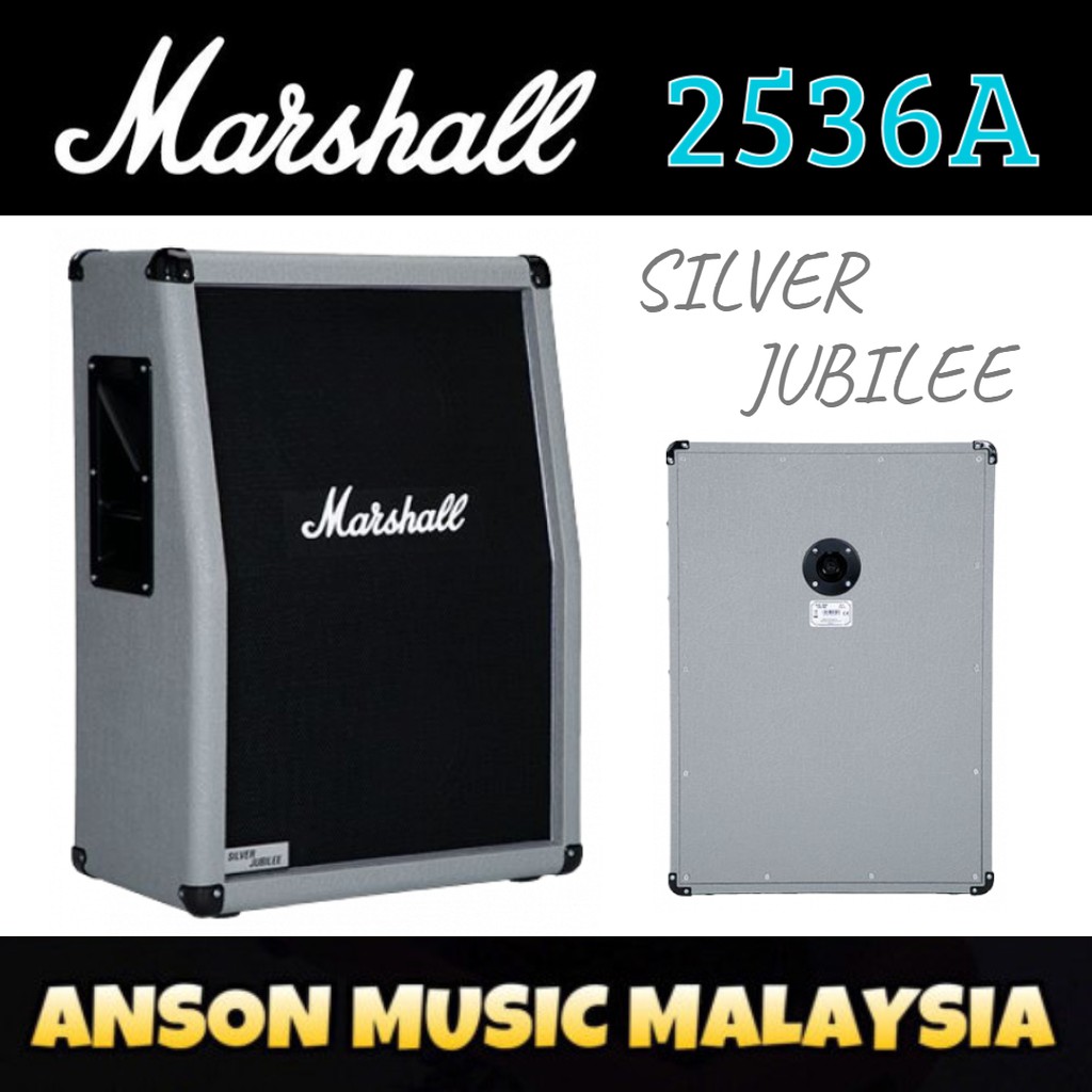 Marshall 2536a Silver Jubilee Vertical Slant Extension Cabinet