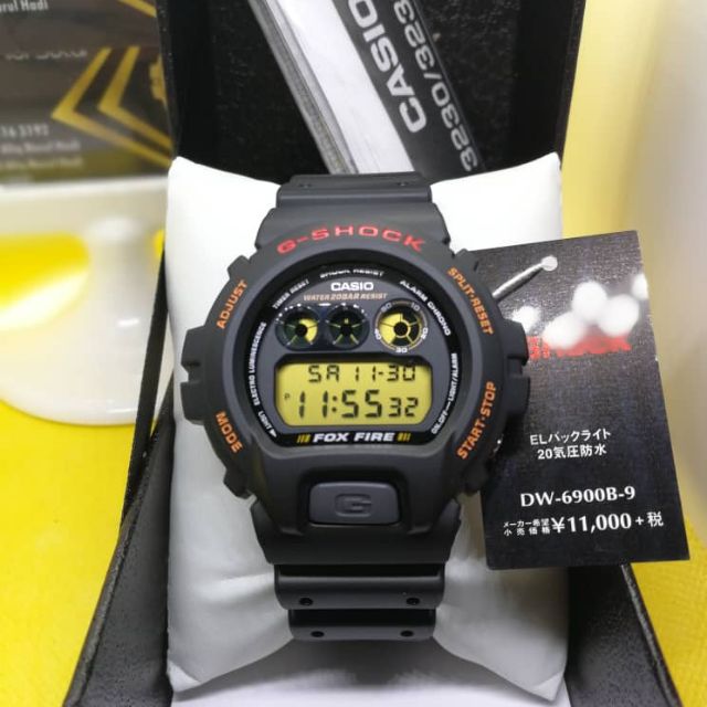 G Shock Dw 6900b 9 Fox Fire Shopee Malaysia