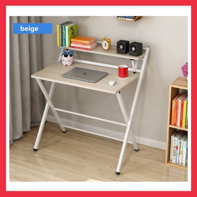 Foldable Study Desk Meja Belajar Lipat Shopee Malaysia