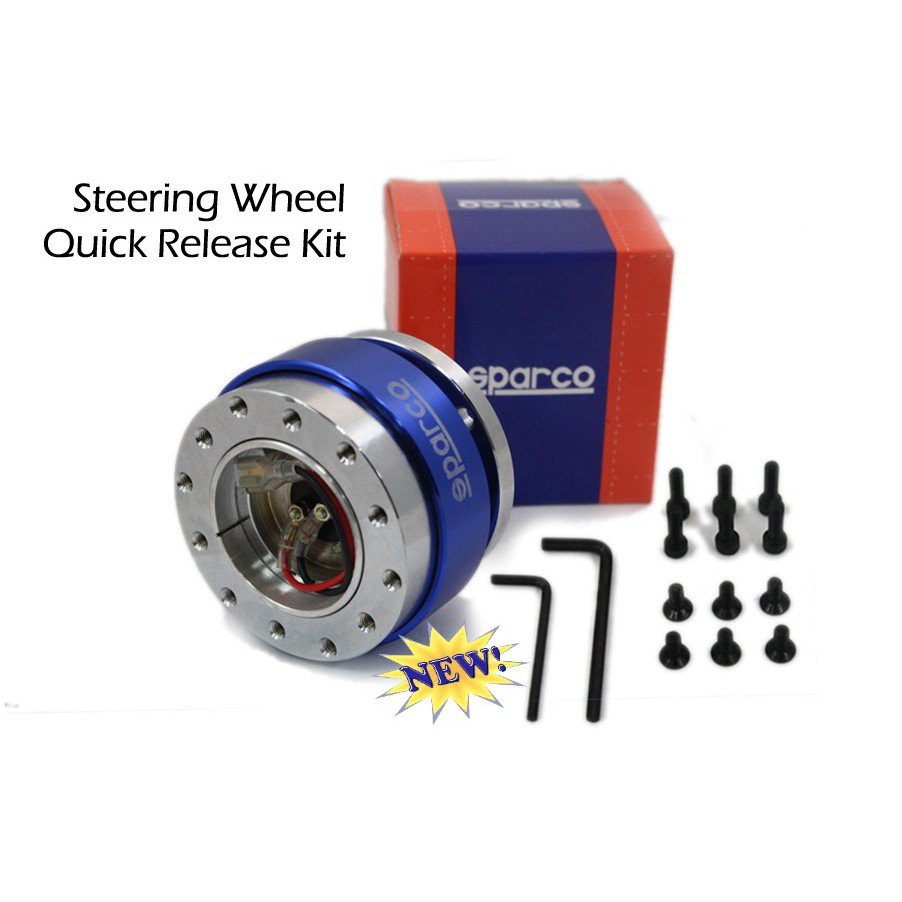 Sparco Steering Wheel Quick Release Universal Boss Kit Lock Snap Off