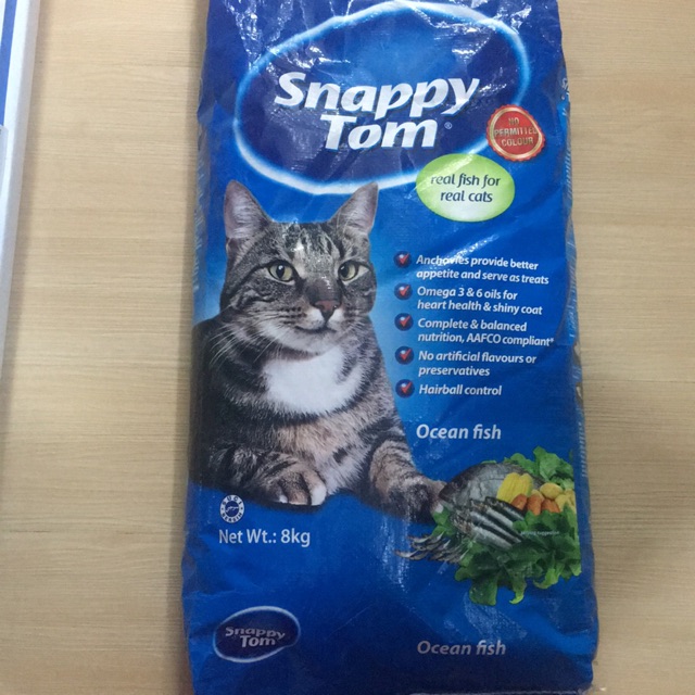 Snappy Tom Ocean Fish Cat Food 8kg Shopee Malaysia