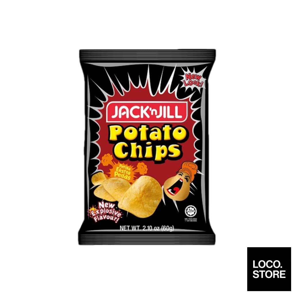 Jack N Jill Potato Chips Extra Hot & Spicy 60g Shopee Malaysia