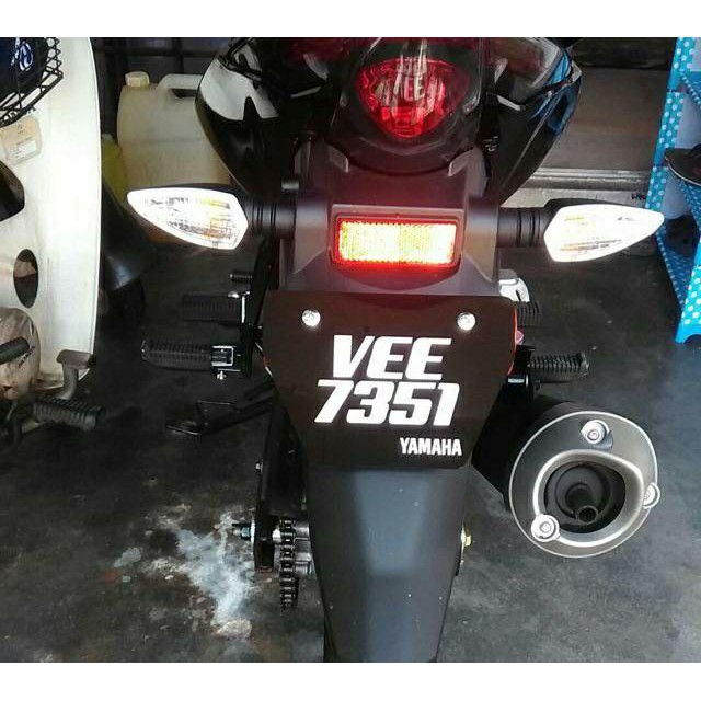 Nombor Plate Belakang Tanam Motor Y15zr Rs150 Lc135 Shopee Malaysia